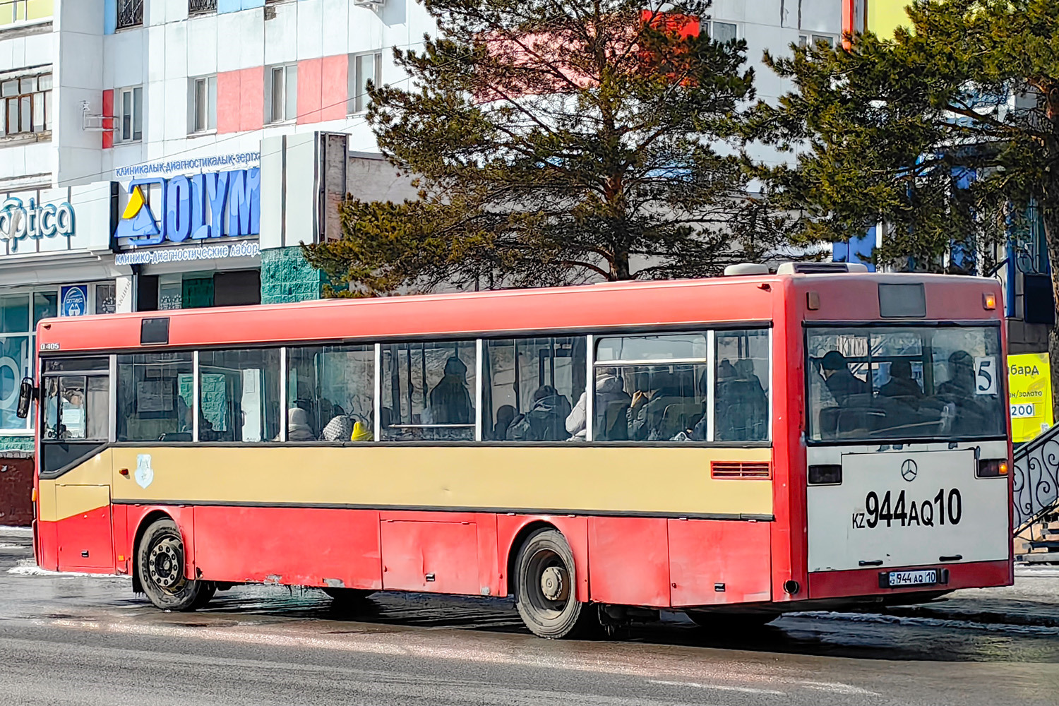 Kostanay province, Mercedes-Benz O405 # 944 AQ 10