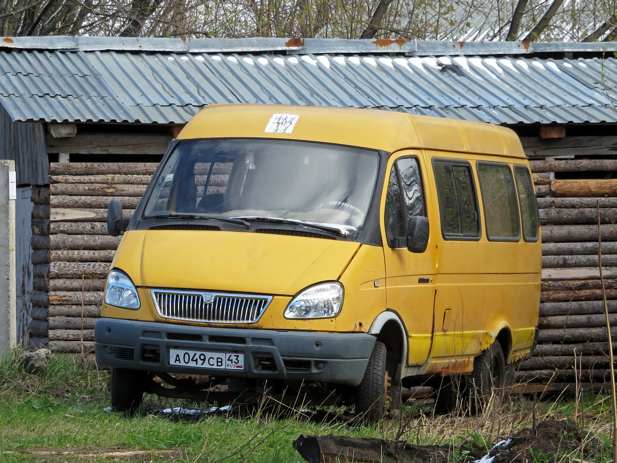 Kirov region, GAZ-3269-10-03 (X8332690B) Nr. А 049 СВ 43