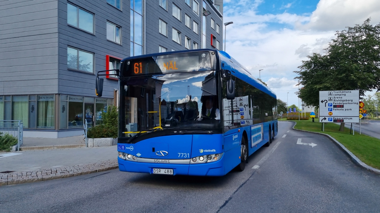 Швеция, Solaris Urbino III 15 LE CNG № 7731