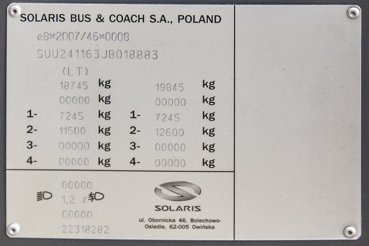 Литва, Solaris Urbino IV 12 № 4514