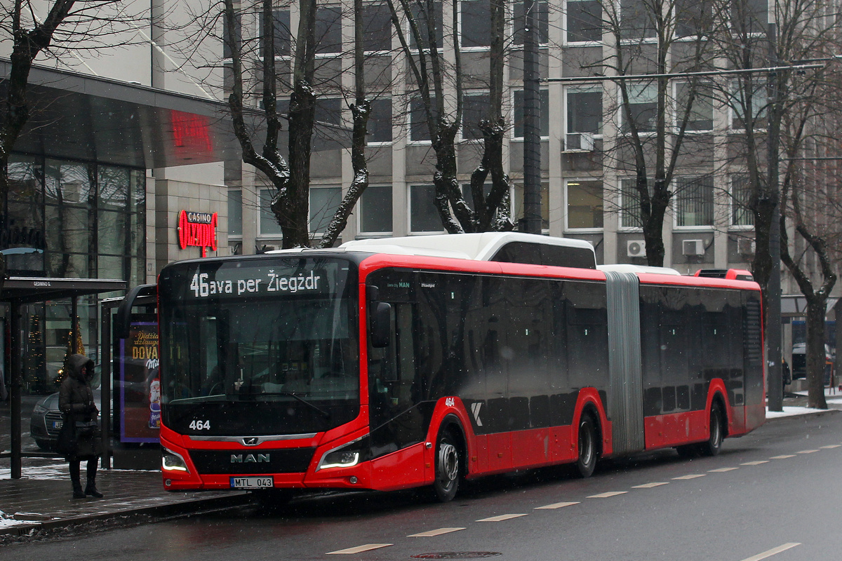 Литва, MAN 18C Lion's City 18 G NG320 EfficientHybrid № 464