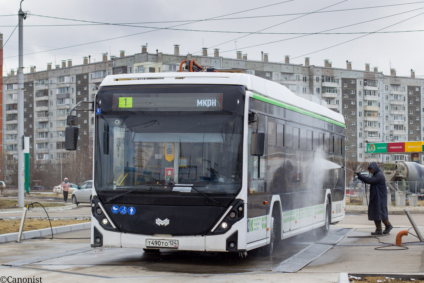 Красноярский край, БКМ E321 "Ольгерд" № Т 490 ТО 124