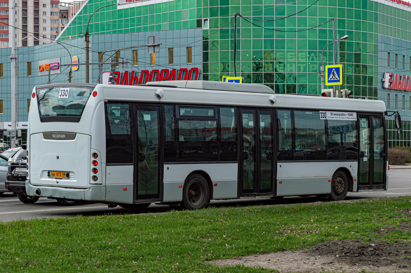 Липецкая область, Scania OmniLink II (Скания-Питер) № АК 073 48