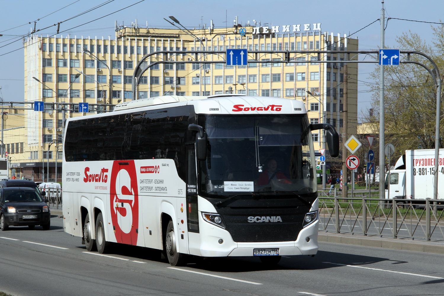 Санкт-Петербург, Scania Touring HD 13.7 № 6875 Санкт-Петербург, Scania Touring HD 13.7 № 6875