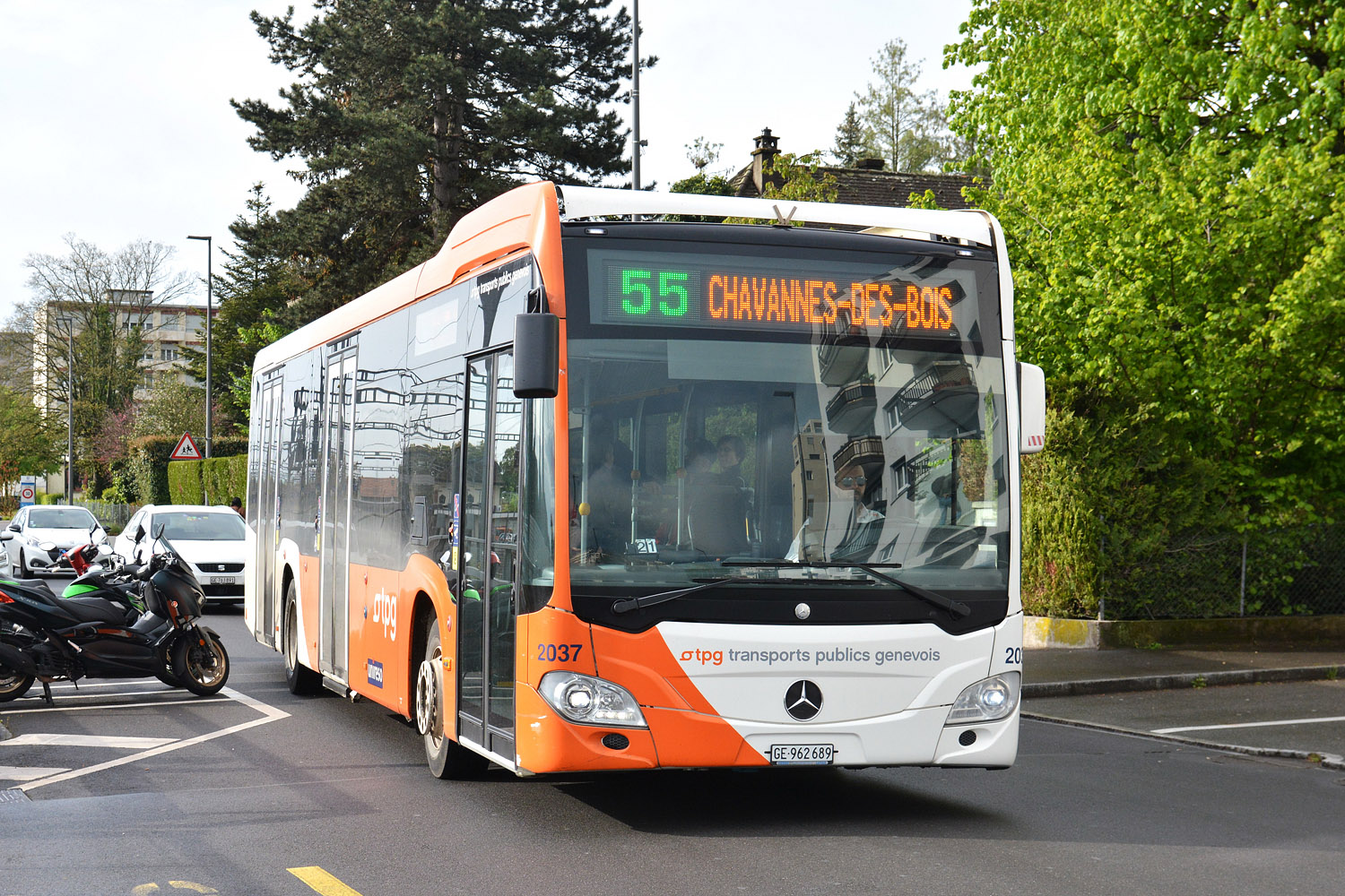 Швейцария, Mercedes-Benz Citaro C2 hybrid № 2037