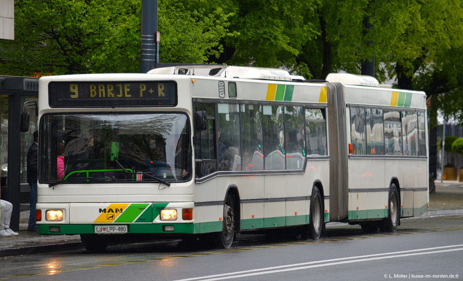 Словения, MAN A11 NG312 (Avtomontaža) № 400