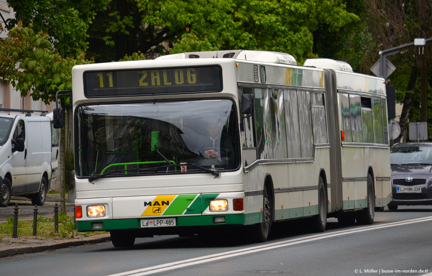 Словения, MAN A11 NG312 (Avtomontaža) № 405