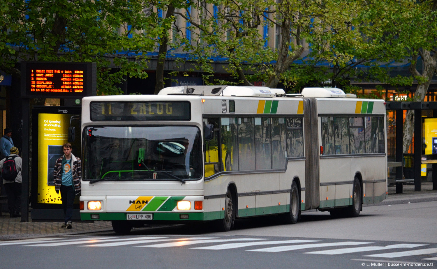 Словения, MAN A11 NG312 (Avtomontaža) № 406