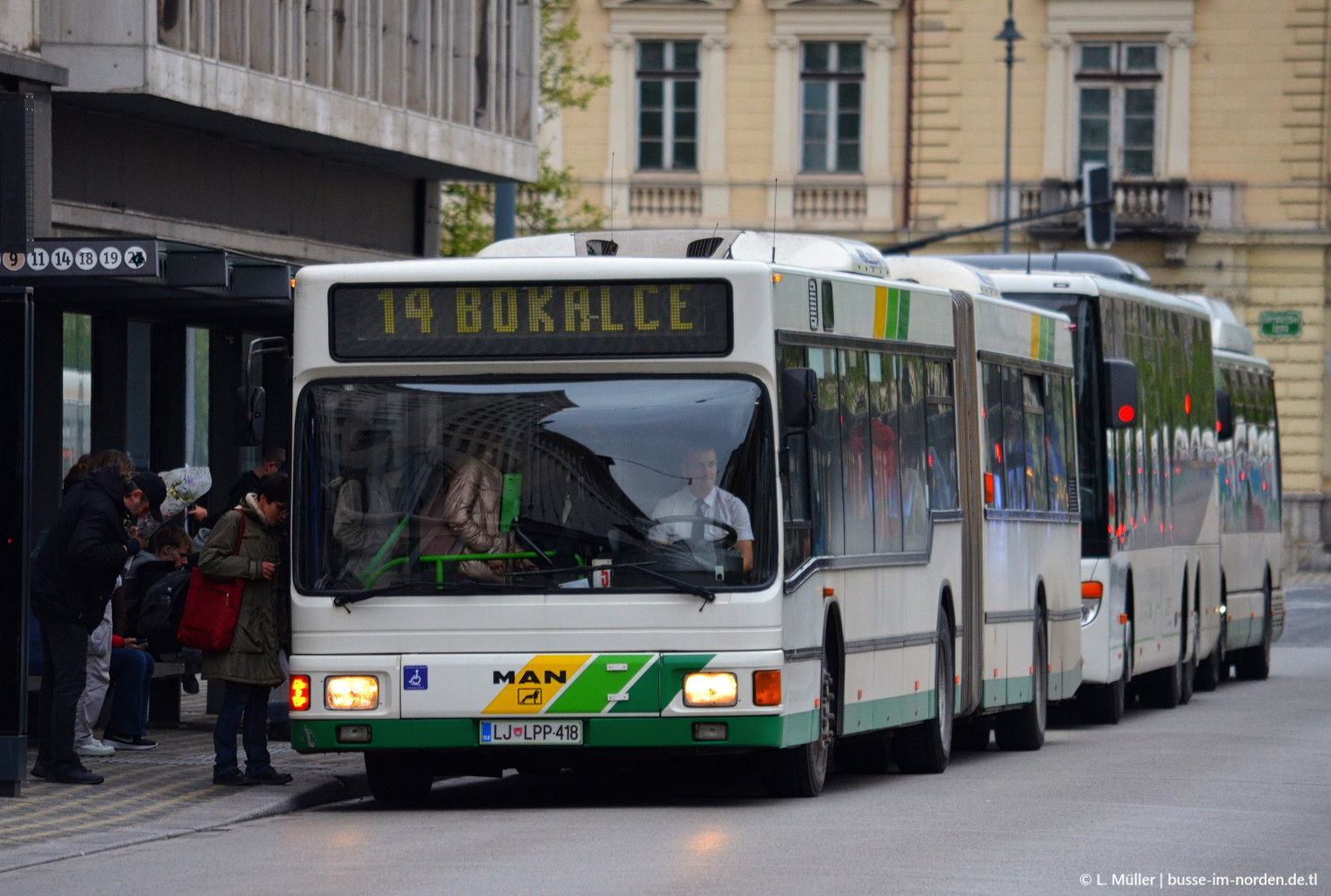 Словения, MAN A11 NG312 (Avtomontaža) № 418