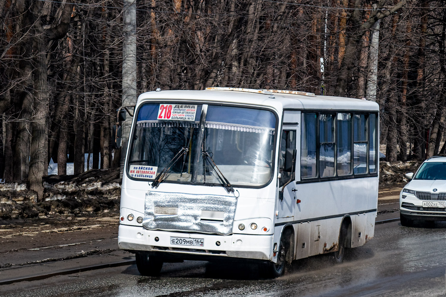 Башкортостан, ПАЗ-320402-05 № Е 209 МВ 164