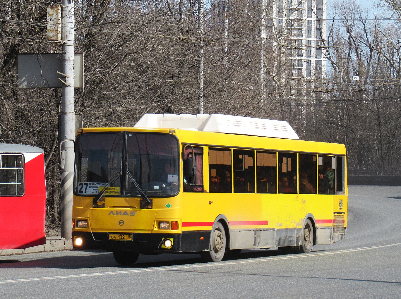 Удмуртия, ЛиАЗ-5256.57 № ОА 132 18