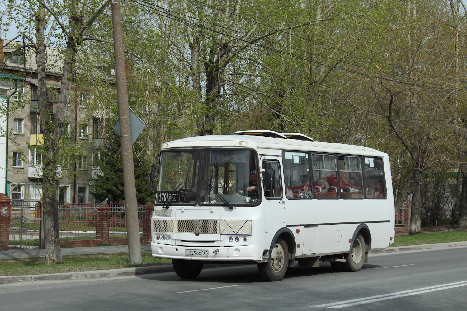 Новосибирская область, ПАЗ-32054 № Е 329 ОС 154