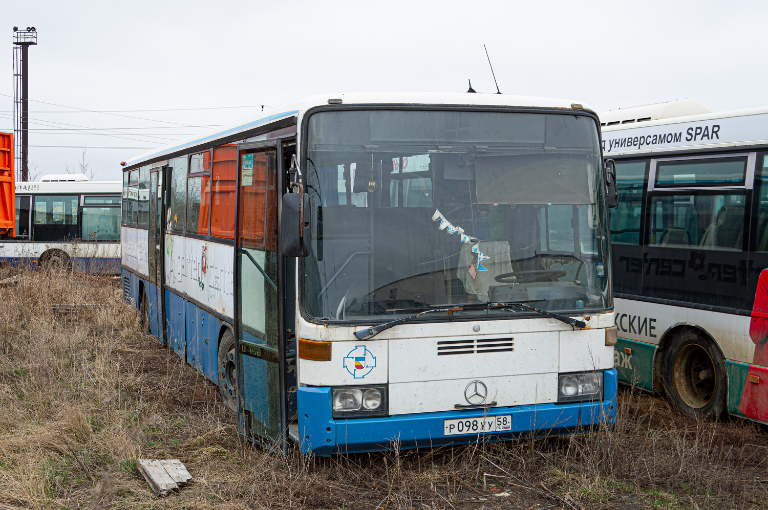 Penza region, Mercedes-Benz O408 Nr. Р 098 УУ 58