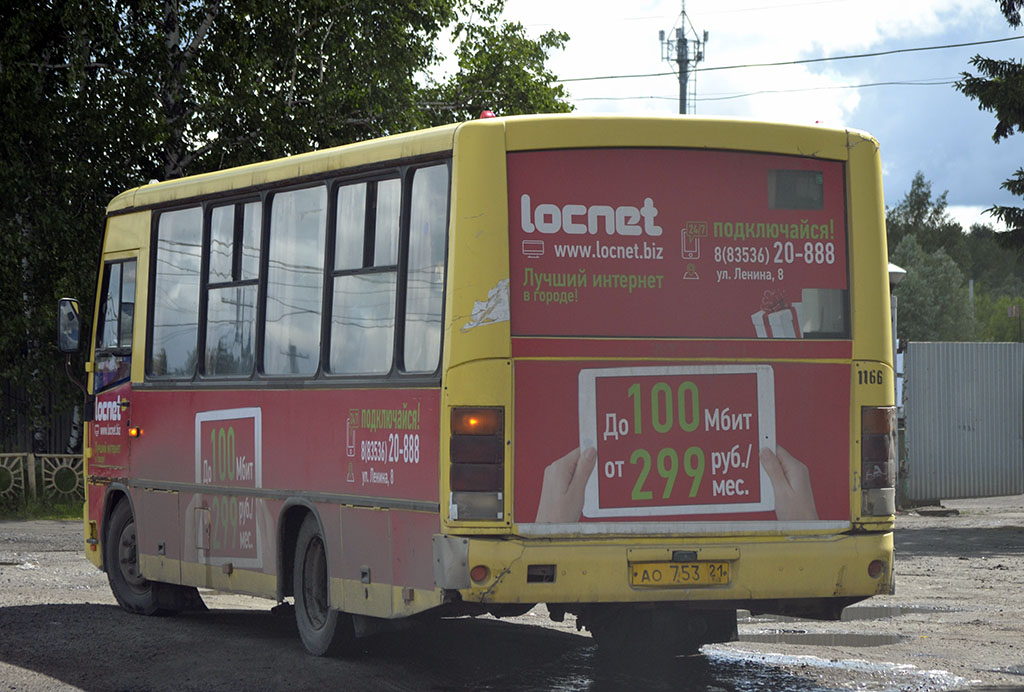 Чувашия, ПАЗ-320402-03 № АО 753 21