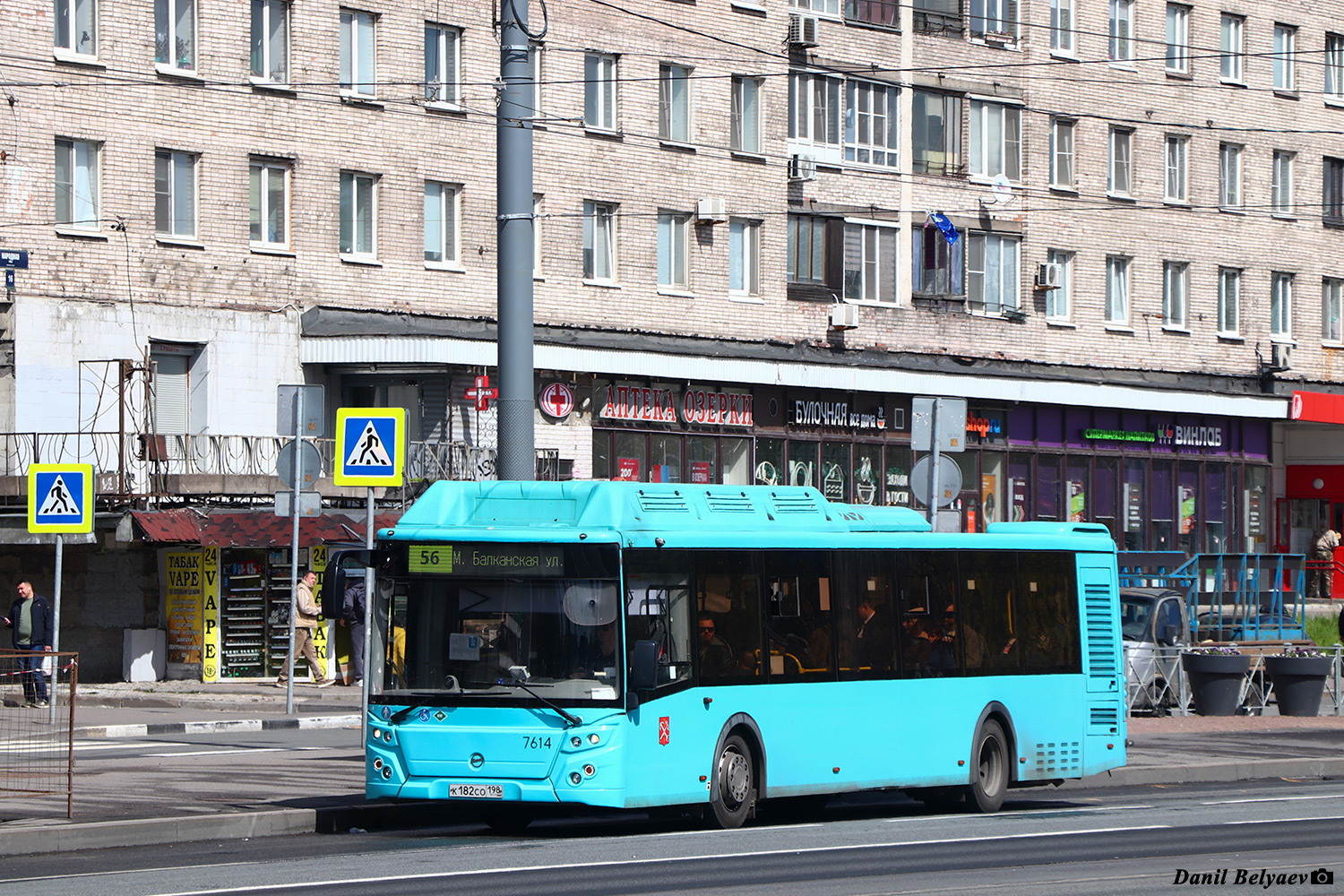 Санкт-Петербург, ЛиАЗ-5292.67 (CNG) № 7614