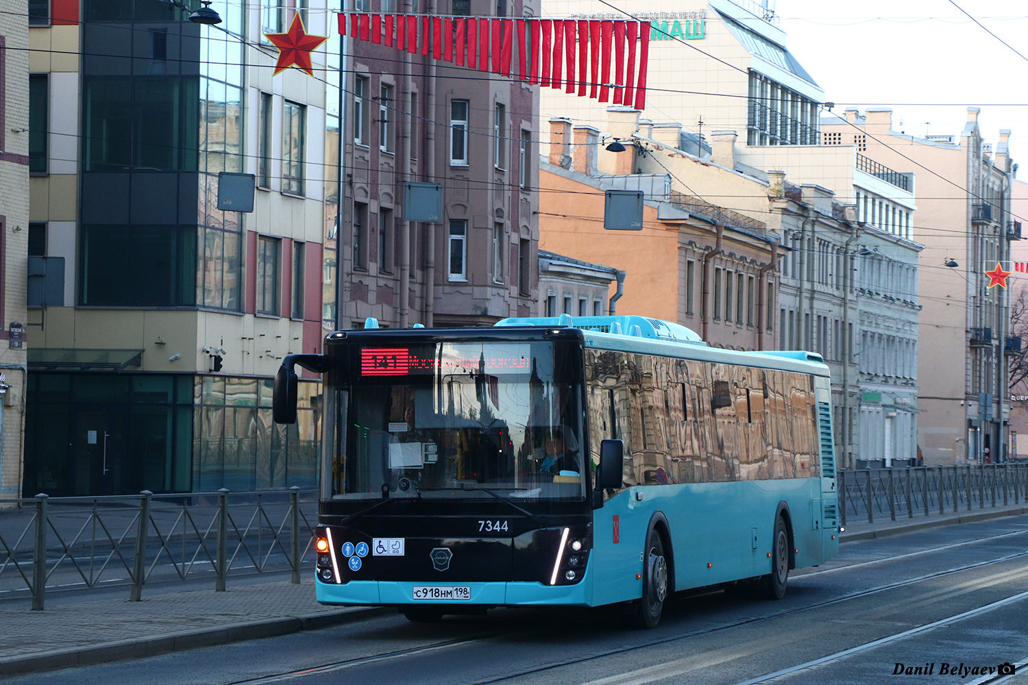 Санкт-Петербург, ЛиАЗ-5292.65 № 7344