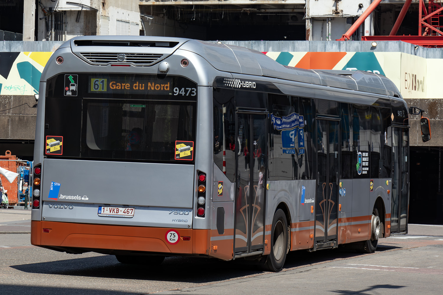 Бельгия, Volvo 7900 Hybrid № 9473