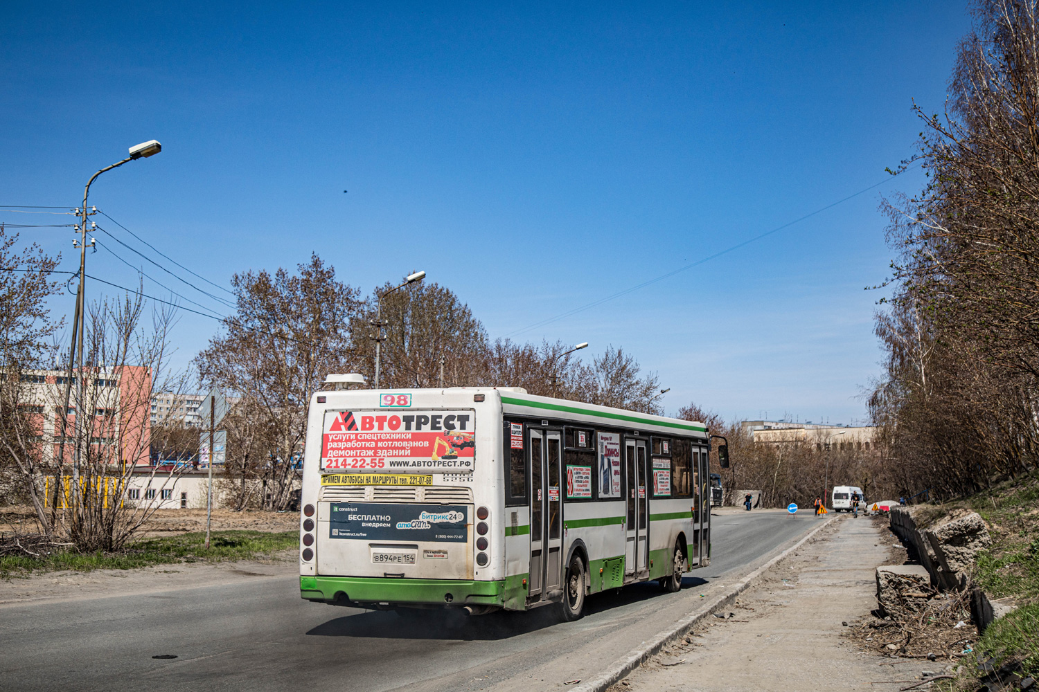 Новасібірская вобласць, ЛиАЗ-5256.36 № В 894 РЕ 154