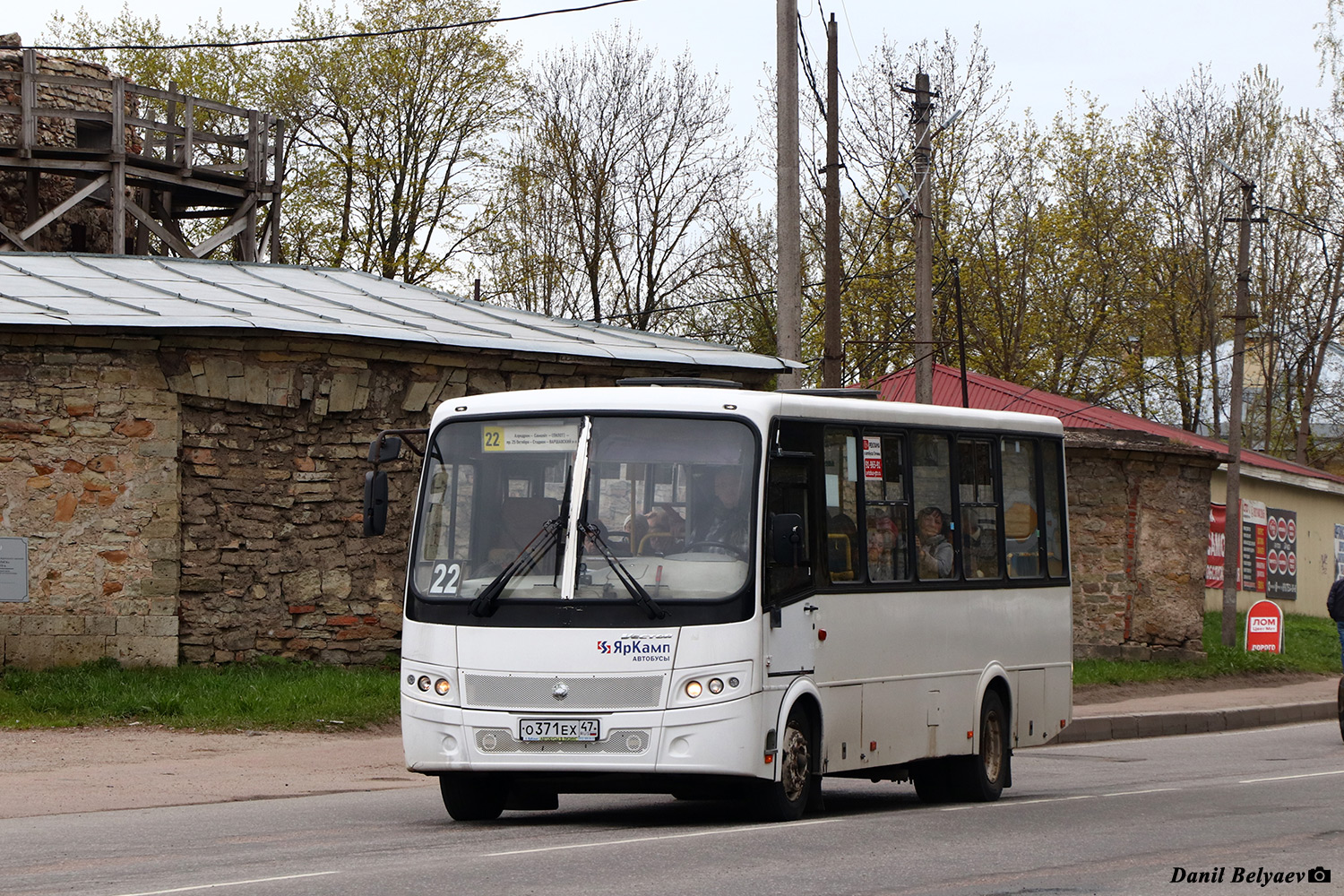 Ленинградская область, ПАЗ-320412-05 "Вектор" № О 371 ЕХ 47