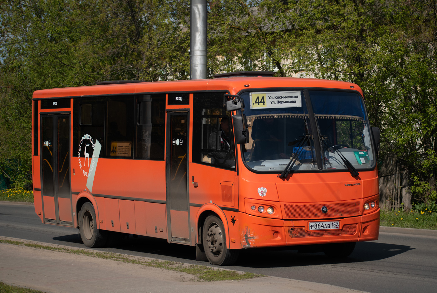 Нижегородская область, ПАЗ-320414-04 "Вектор" № Р 864 АВ 152