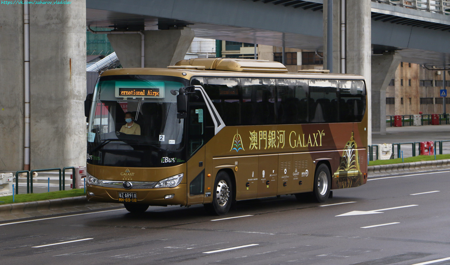 Китай, Yutong ZK6109BEVHA № 粤Z AR91澳