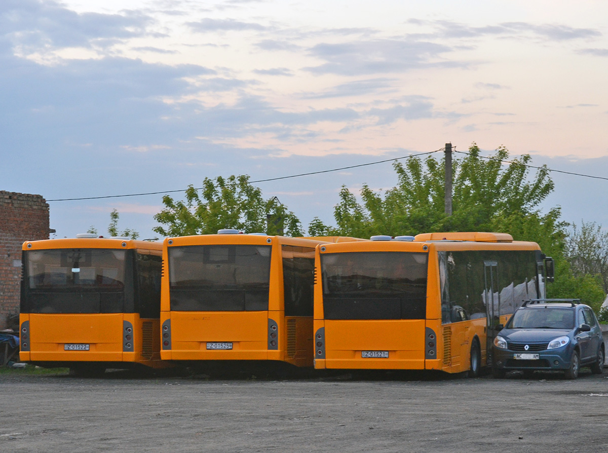 Волынская область, VDL Berkhof Ambassador 200 № Z-01522; Волынская область, VDL Berkhof Ambassador 200 № Z-01525; Волынская область, VDL Berkhof Ambassador 200 № Z-01521; Волынская область — Разные фотографии