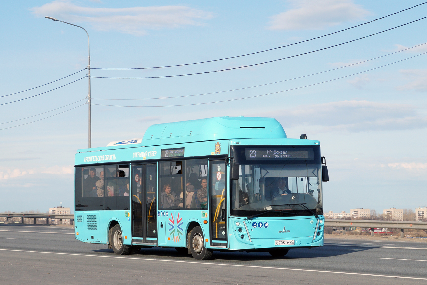 Архангельская область, МАЗ-206.948 № О 708 ТМ 29