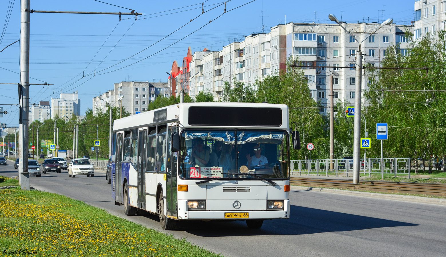 Алтайский край, Mercedes-Benz O405N2 № АО 945 22
