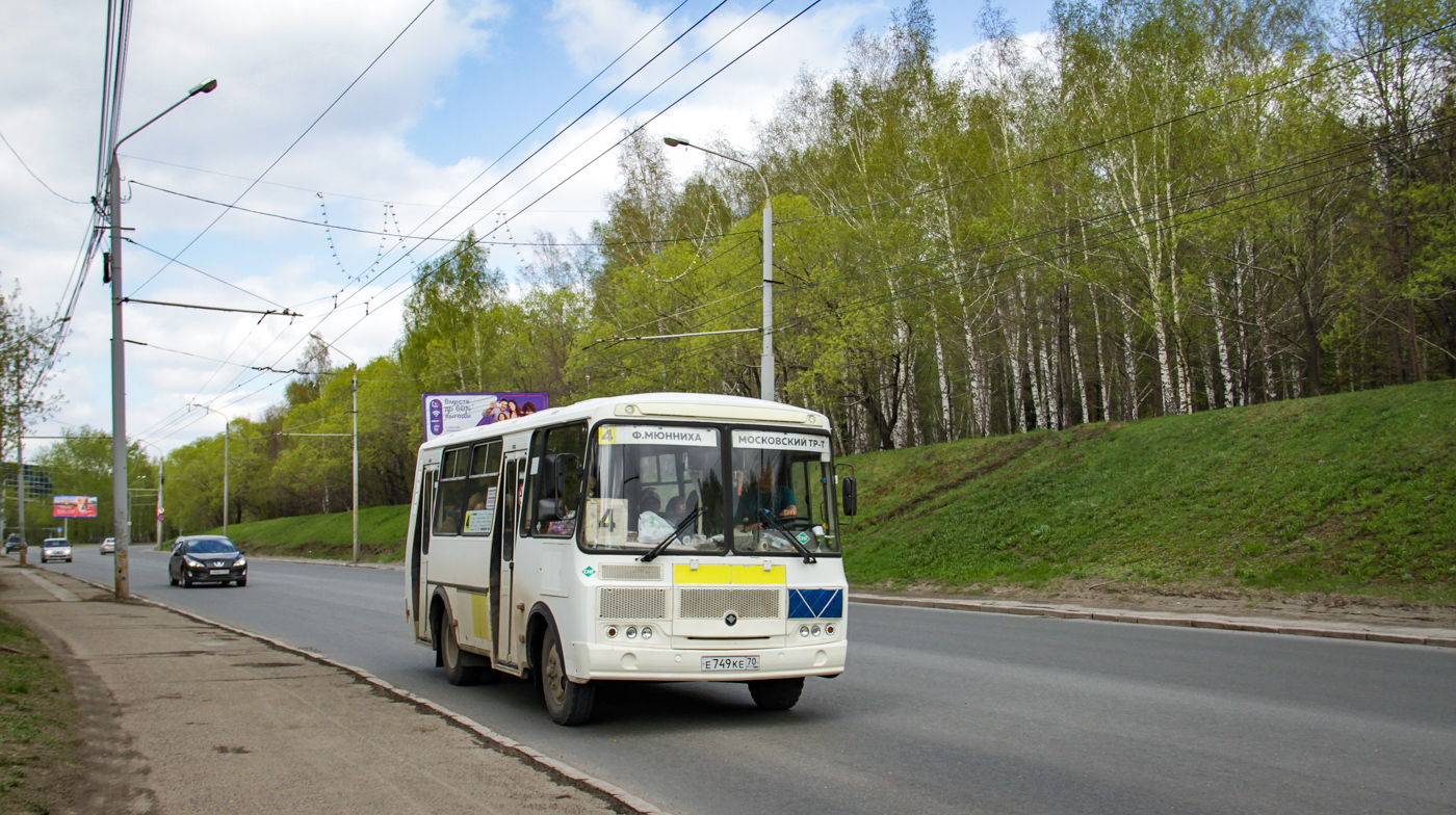 Томская область, ПАЗ-32054 № Е 749 КЕ 70