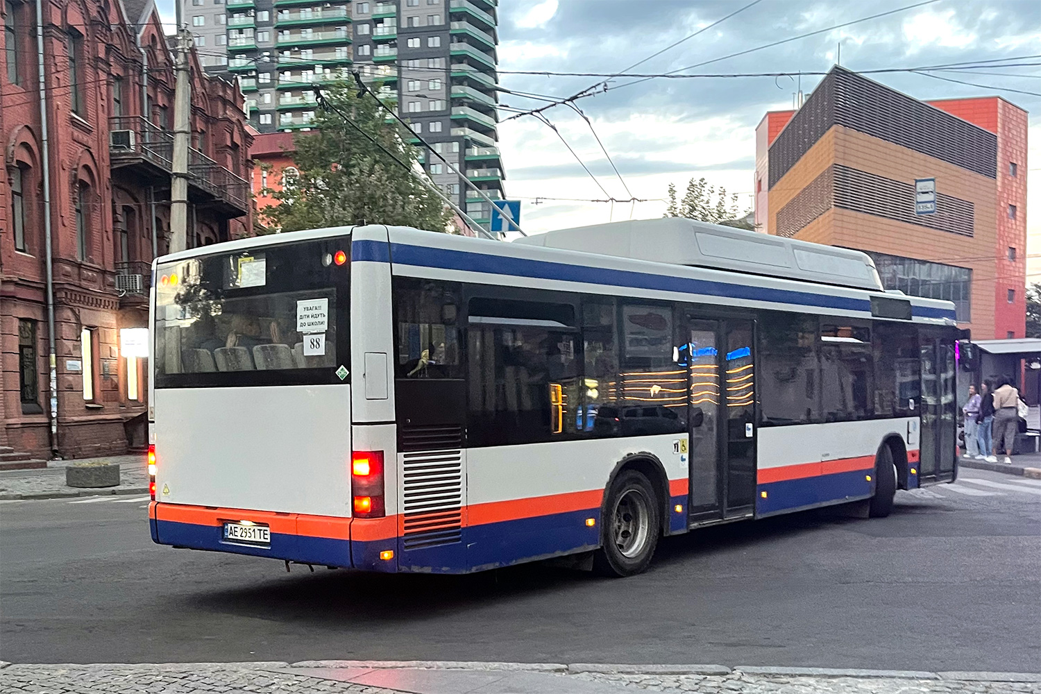 Днепропетровская область, MAN A21 NL313 CNG № AE 2951 TE