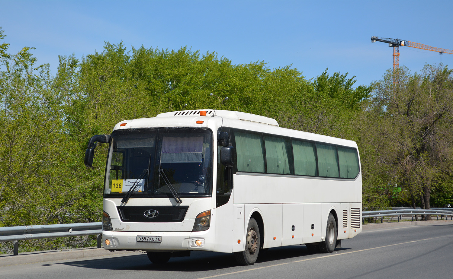 Tumen region, Hyundai Universe Space Luxury # О 697 КС 72
