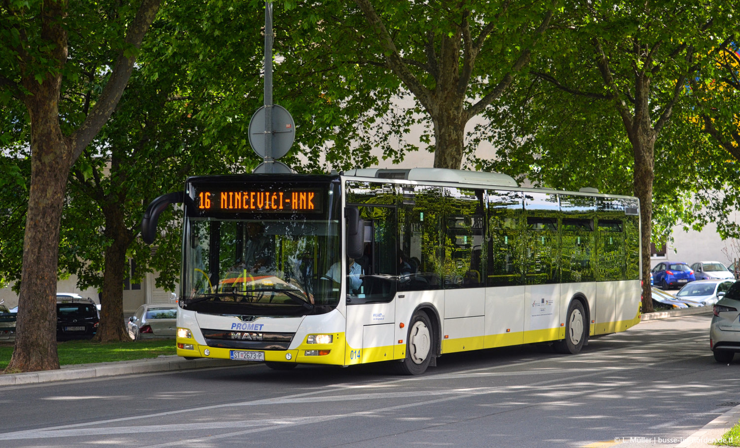 Хорватия, MAN A21 Lion's City NL323 № 014