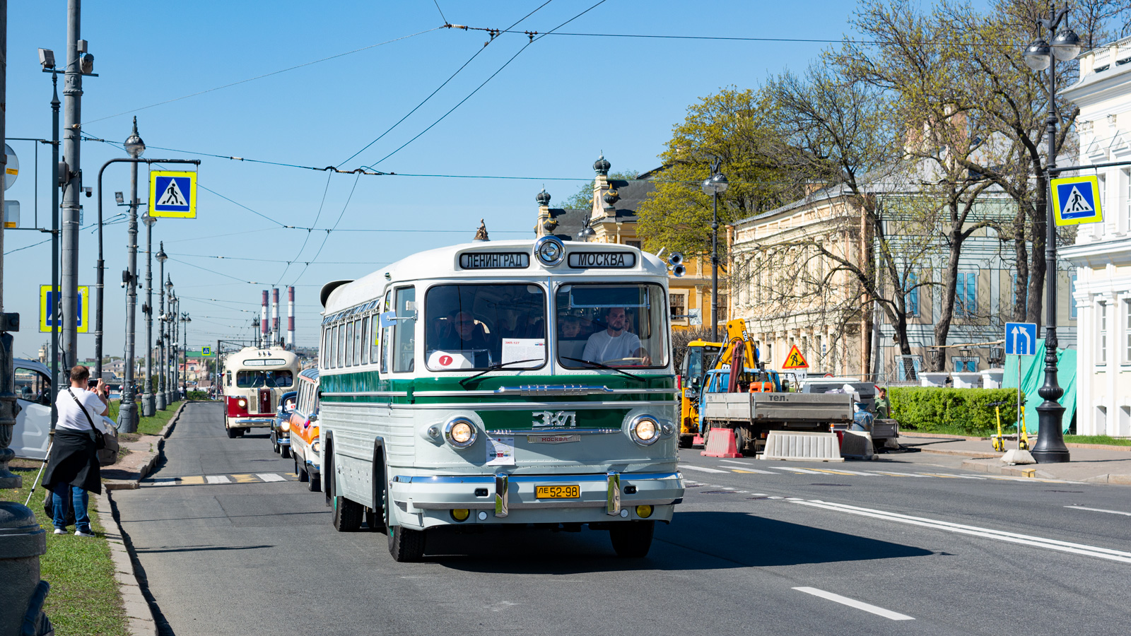 Москва, ЗиС-127 № Ц 4306 РП; Санкт-Петербург — V Международный транспортный фестиваль "ТранспортФест-2024"