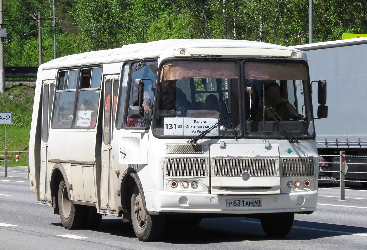 Kaluga region, PAZ-320540-12 Nr. Р 631 АМ 40