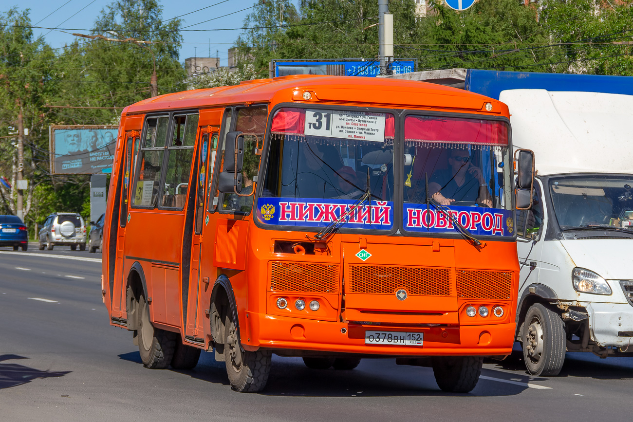 Нижегородская область, ПАЗ-32054 № О 378 ВН 152