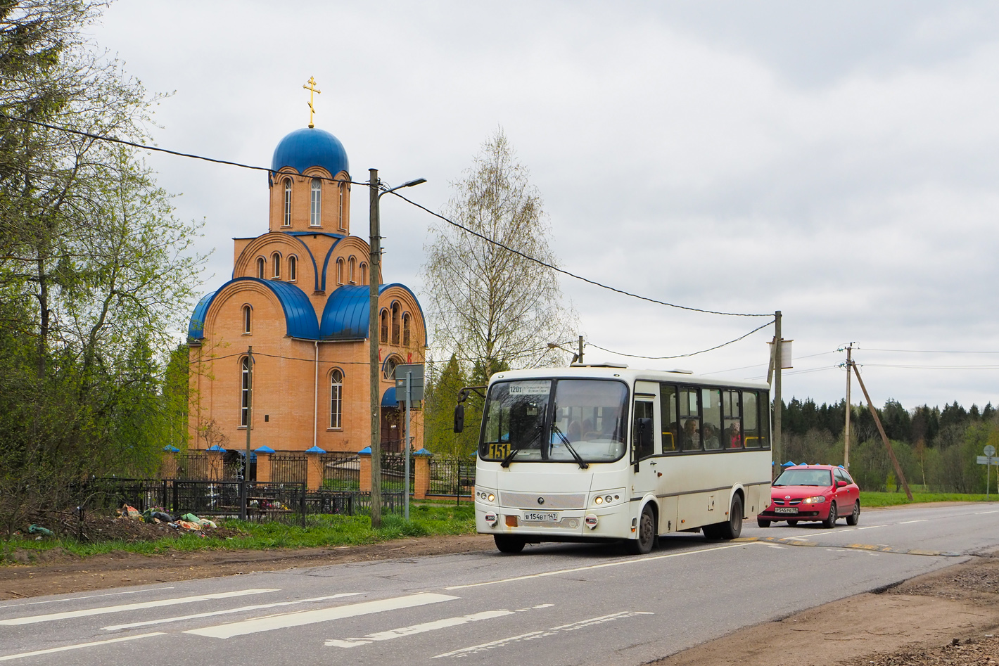 Ленинградская область, ПАЗ-320412-05 "Вектор" № 5907