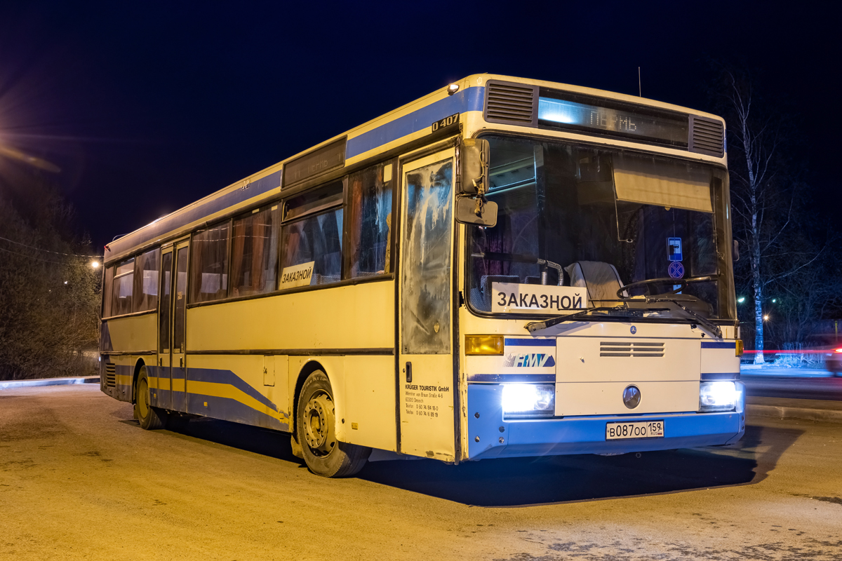 Пермский край, Mercedes-Benz O407 № В 087 ОО 159 Пермский край, Mercedes-Benz O407 № В 087 ОО 159