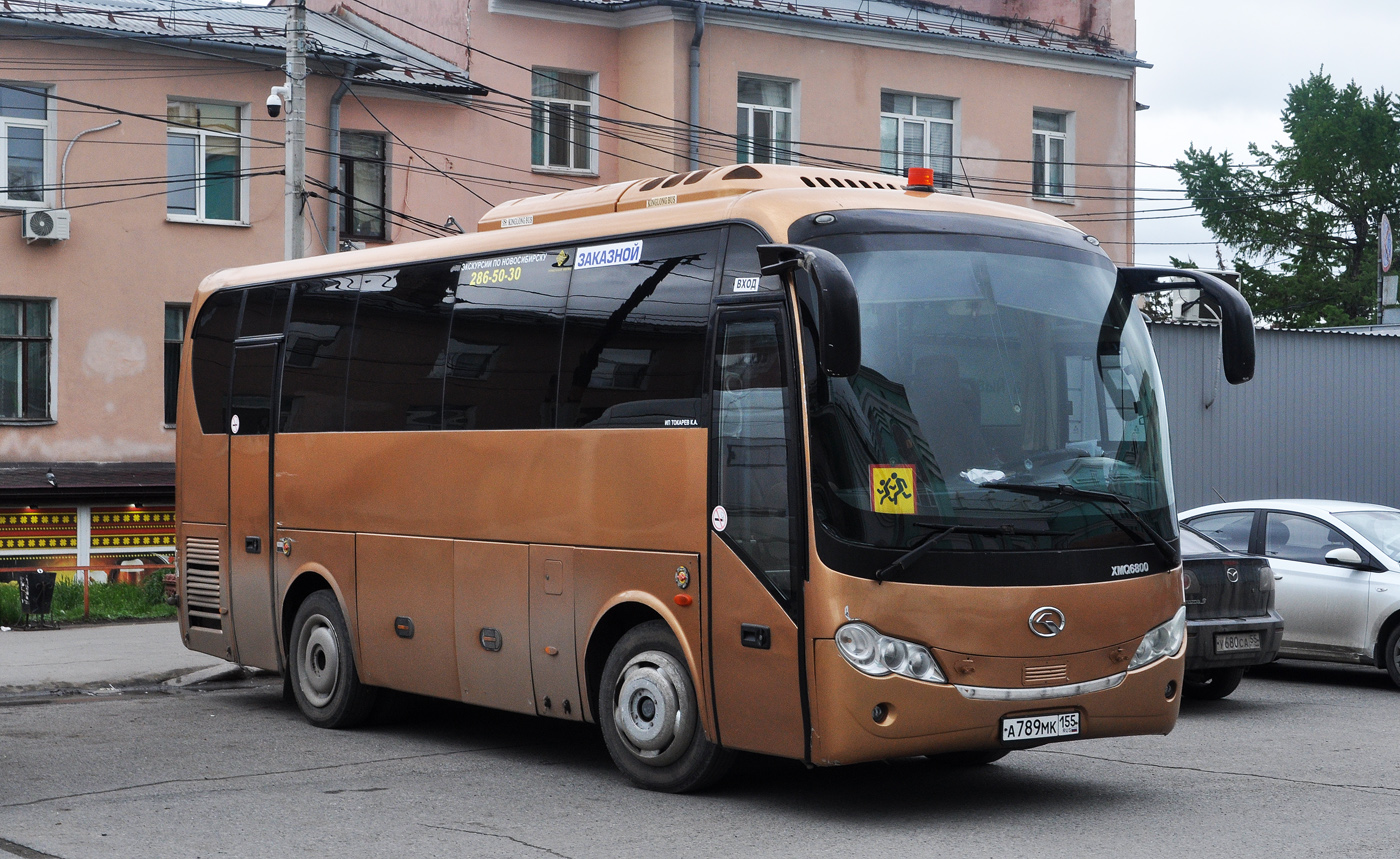 Омская область, King Long XMQ6800 № А 789 МК 155