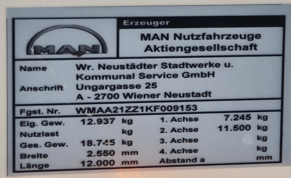 Австрия, MAN A21 Lion's City NL313 CNG № WN 64 VB
