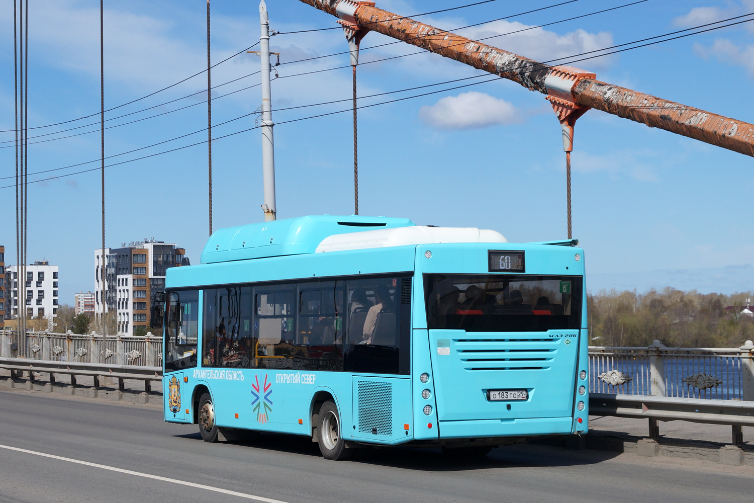 Архангельская область, МАЗ-206.948 № О 183 ТО 29