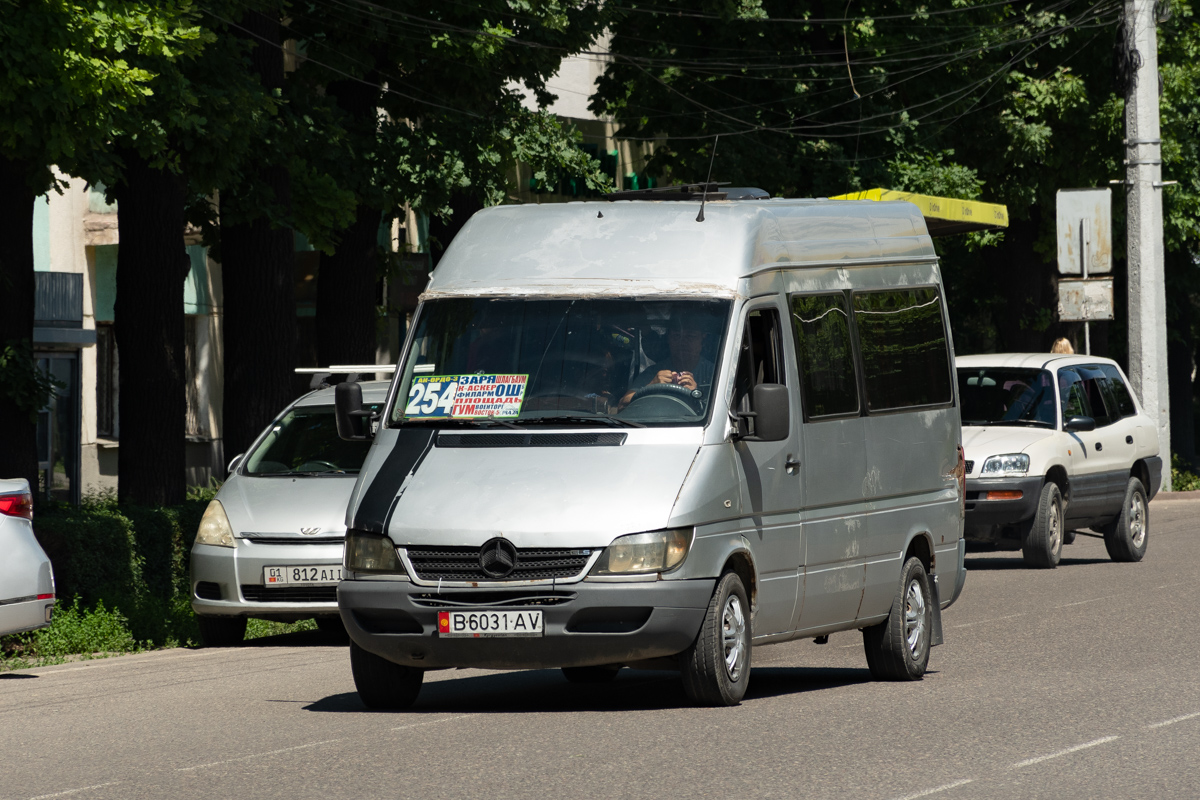 Кыргызстан, Mercedes-Benz Sprinter W903 313CDI № B 6031 AV