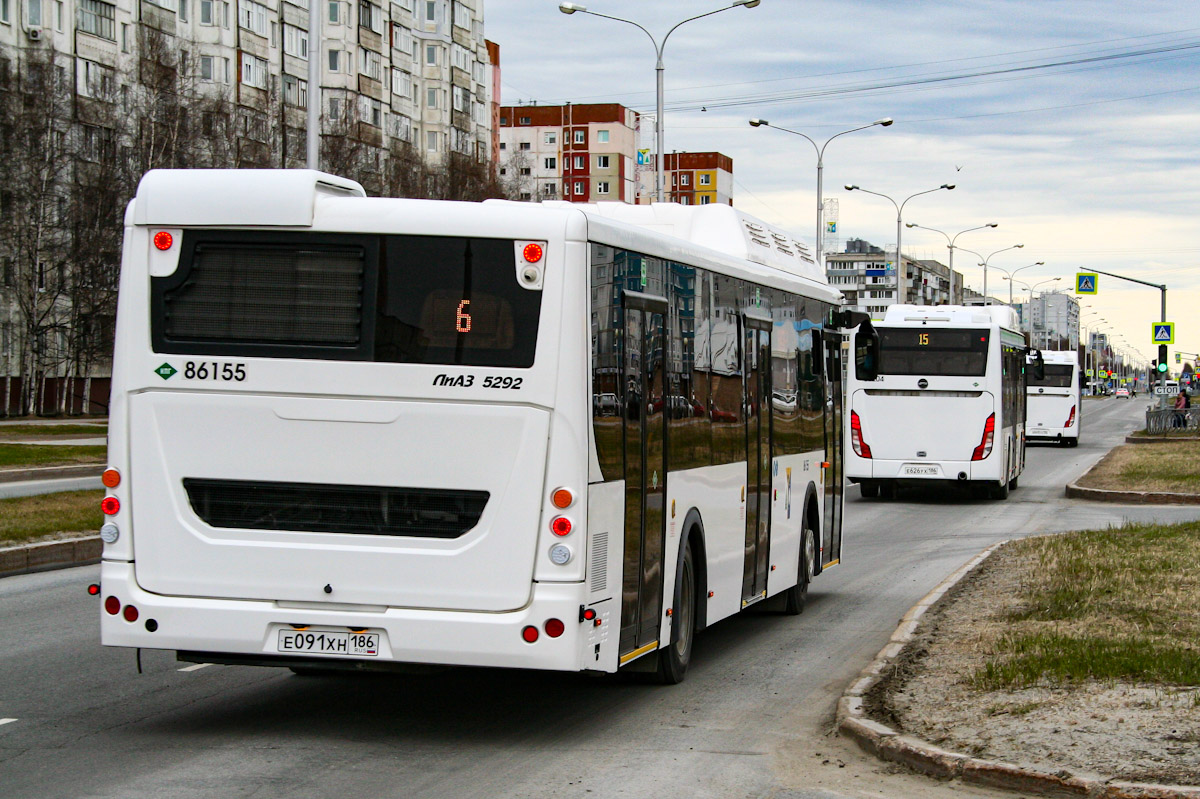 Ханты-Мансийский АО, ЛиАЗ-5292.67 (CNG) № 86155