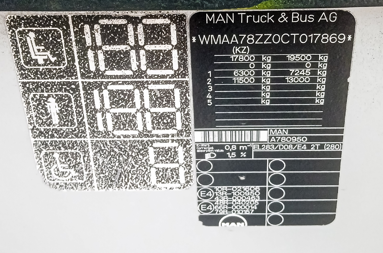 Карагандинская область, MAN A78 Lion's City LE EL283 № M 039 DD