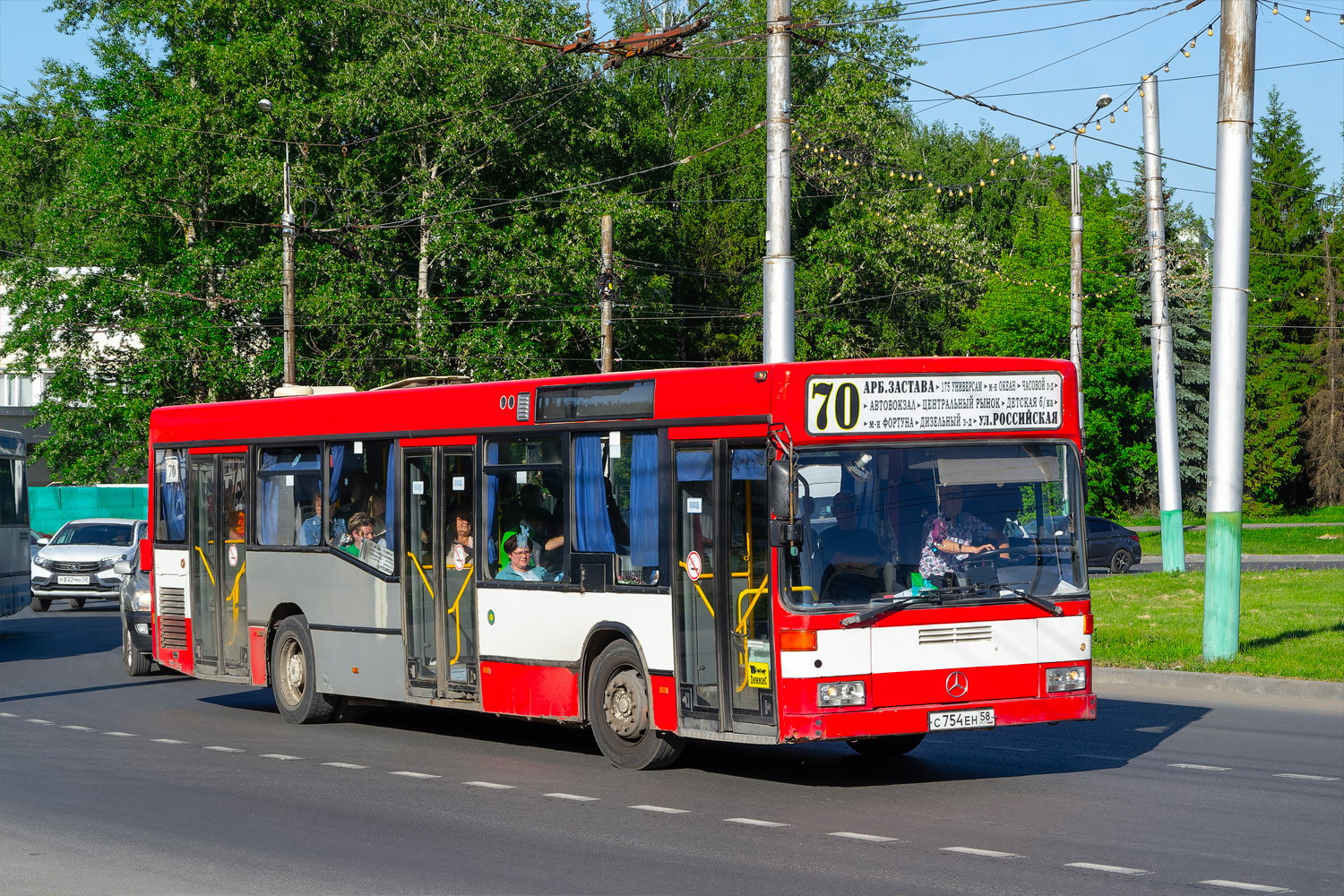 Пензенская область, Mercedes-Benz O405N2 (SAM) № С 754 ЕН 58