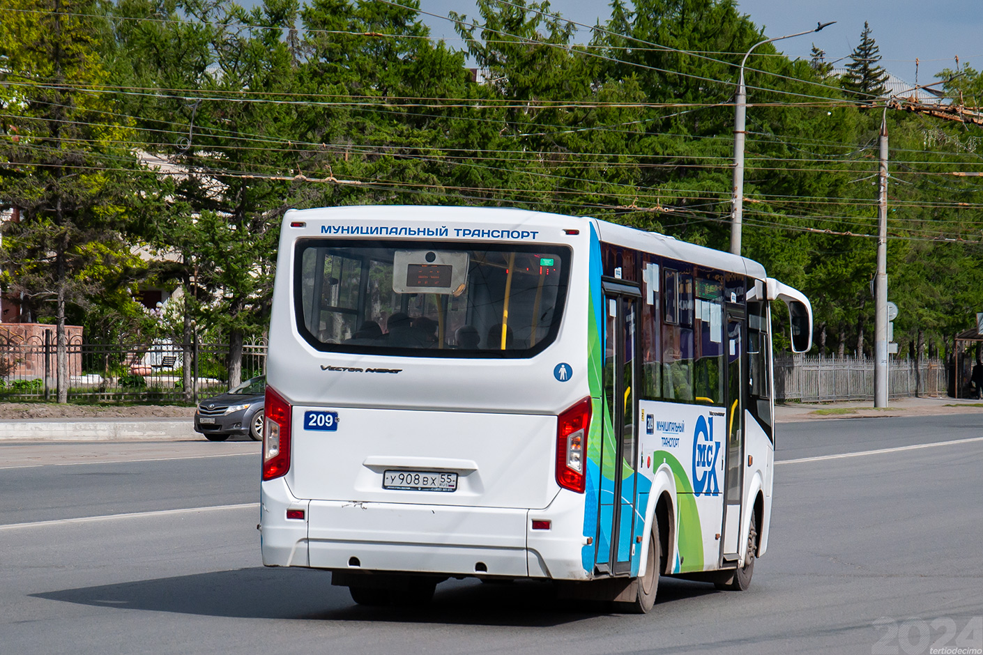 Omszki terület, PAZ-320435-04 "Vector Next" sz.: 209