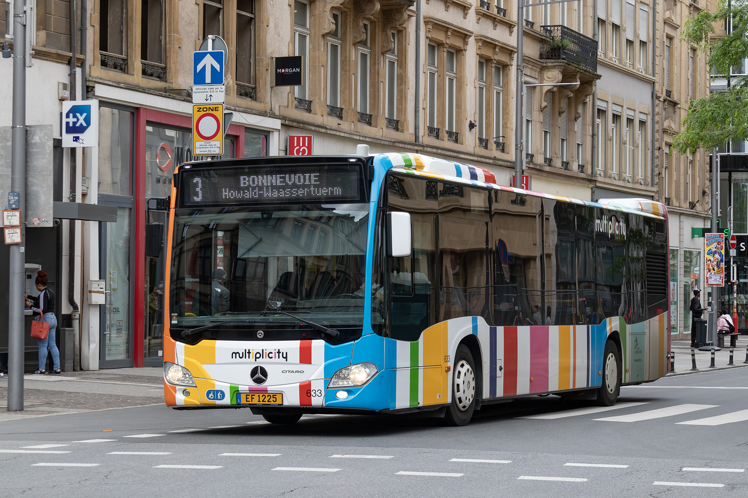 Люксембург, Mercedes-Benz Citaro C2 hybrid № 633