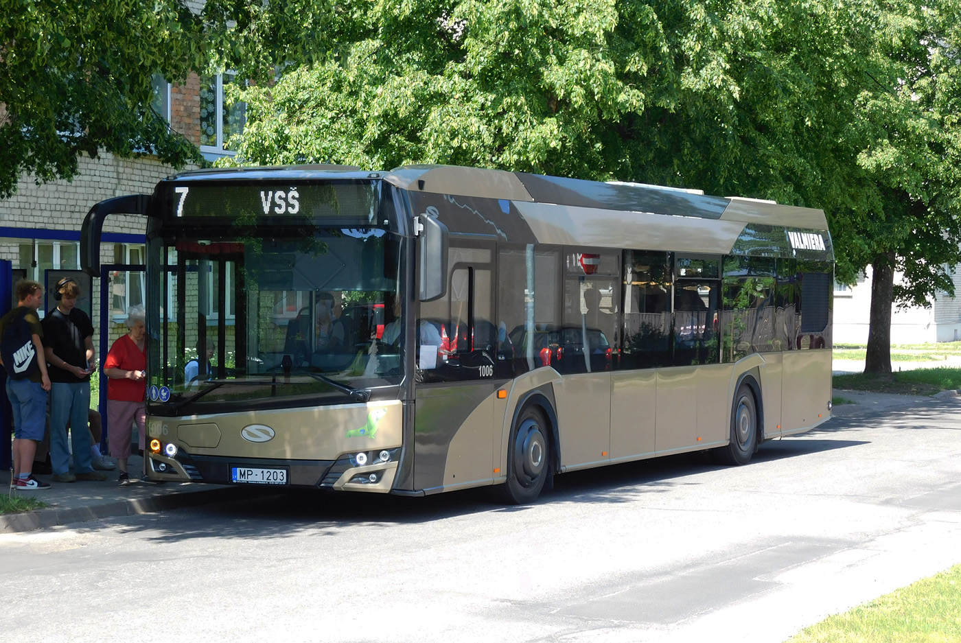 Латвия, Solaris Urbino IV 12 hybrid № 1006