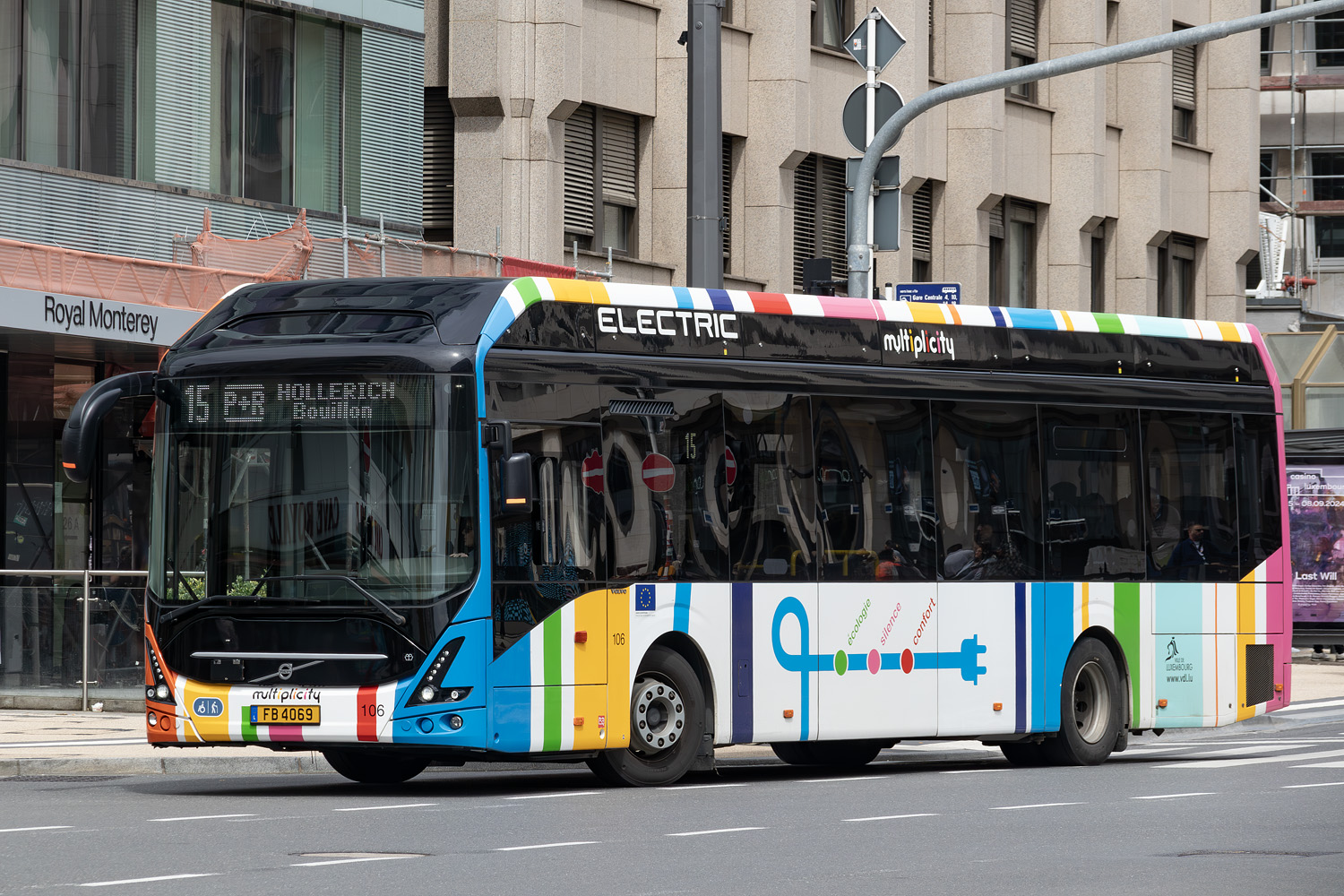 Люксембург, Volvo 7900E № 106