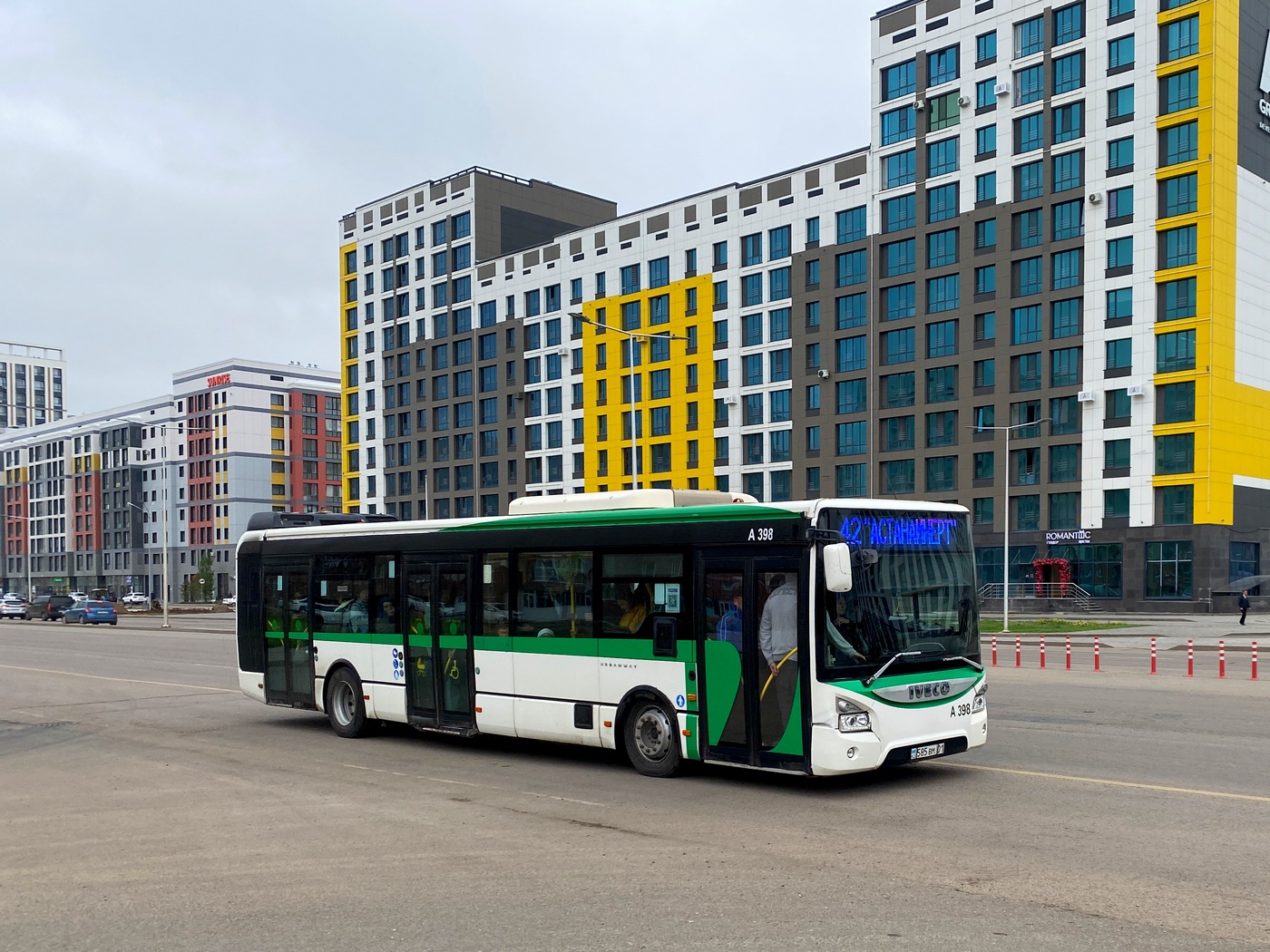 Астана, IVECO Urbanway 12M (СарыаркаАвтоПром) № A398
