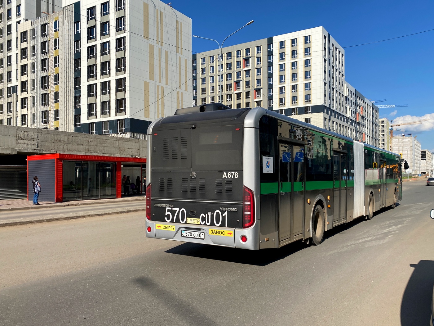 Астана, Yutong ZK6180HG (QazTehna) № A678